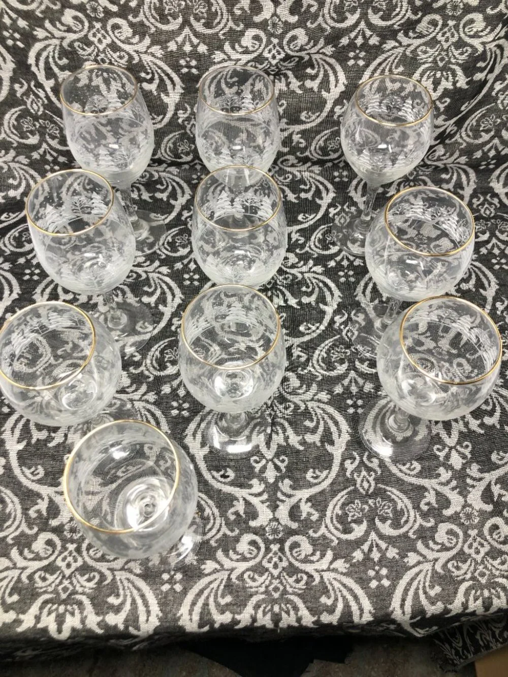 Arby’s Christmas Winter Wonderland Libbey / Lynn’s China Wine Glasses – Set of 1